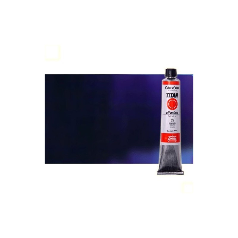 Material Bellas Artes - Pintura - Óleo Titan extra fino color azul Titan (60 ml) | totenart.com