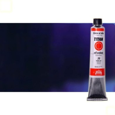 Material Bellas Artes - Pintura - Óleo Titan extra fino color azul Titan (60 ml) | totenart.com