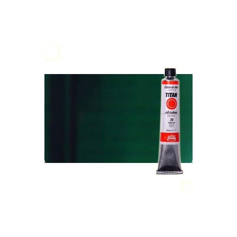 Material Bellas Artes - Pintura - Óleo Titan extra fino color azul ultramar verdoso (60 ml) | totenart.com