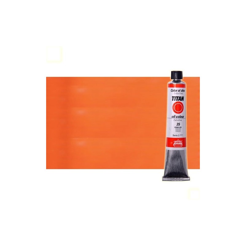 Material Bellas Artes - Pintura - Óleo Titan extra fino color bermellón (60 ml) | totenart.com