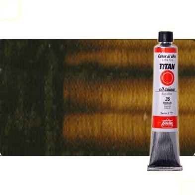 Material Bellas Artes - Pintura - Óleo Titan extra fino color bitumé asfalto (60 ml) | totenart.com