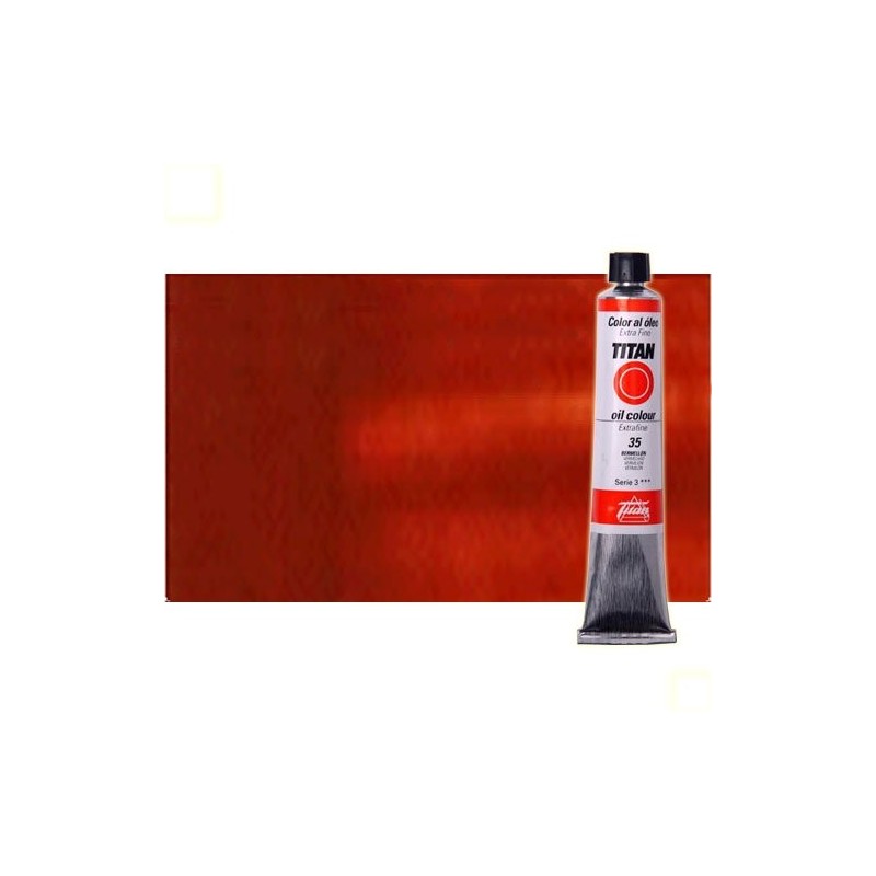 Material Bellas Artes - Pintura - Óleo Titan extra fino color ocre amarillo rojizo (60 ml) | totenart.com