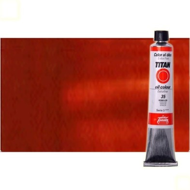 Material Bellas Artes - Pintura - Óleo Titan extra fino color ocre amarillo rojizo (60 ml) | totenart.com