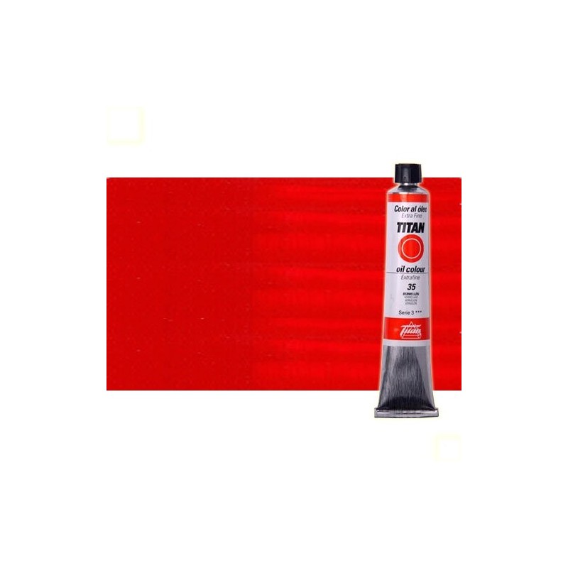 Material Bellas Artes - Pintura - Óleo Titan extra fino color rojo cadmio medio (60 ml) | totenart.com