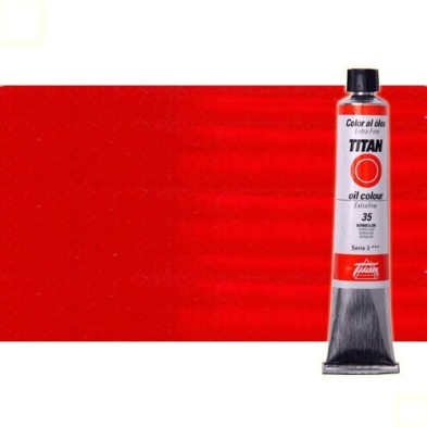 Material Bellas Artes - Pintura - Óleo Titan extra fino color rojo cadmio medio (60 ml) | totenart.com
