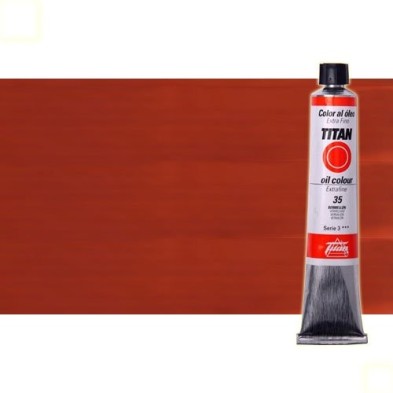 Material Bellas Artes - Pintura - Óleo Titan extra fino color rojo cadmio oscuro (60 ml) | totenart.com
