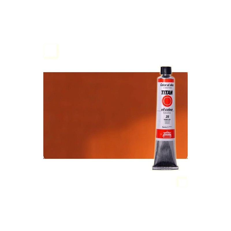 Material Bellas Artes - Pintura - Óleo Titan extra fino color tierra rosa transparente (60 ml) | totenart.com