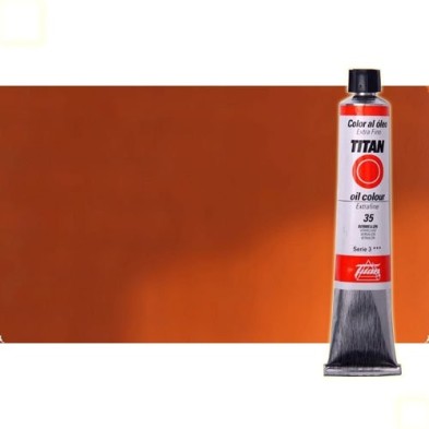 Material Bellas Artes - Pintura - Óleo Titan extra fino color tierra rosa transparente (60 ml) | totenart.com