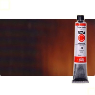 Material Bellas Artes - Pintura - Óleo Titan extra fino color tierra sombra tostada (60 ml) | totenart.com
