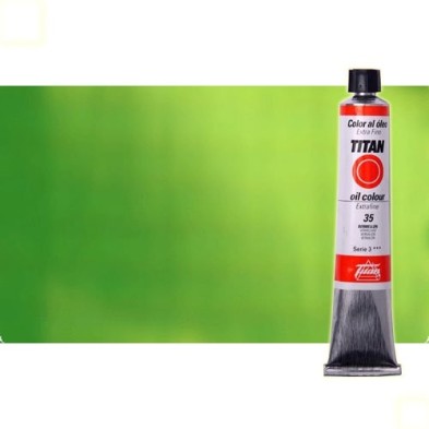 Material Bellas Artes - Pintura - Óleo Titan extra fino color verde cinabrio (60 ml) | totenart.com