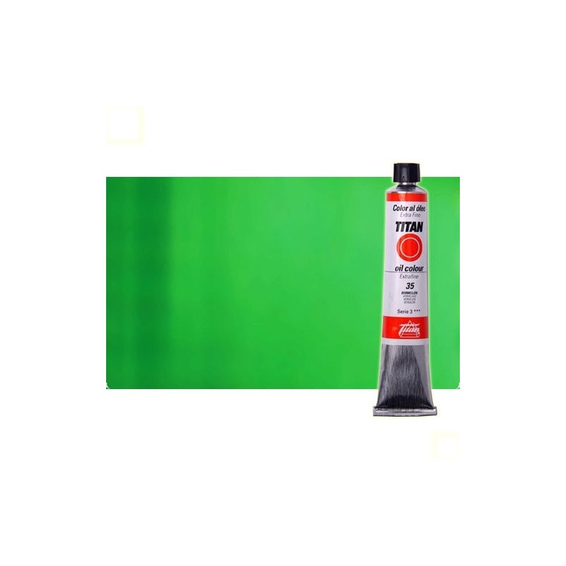 Material Bellas Artes - Pintura - Óleo Titan extra fino color verde Titan claro (60 ml) | totenart.com