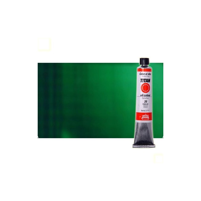 Material Bellas Artes - Pintura - Óleo Titan extra fino color verde Titan oscuro (60 ml) | totenart.com