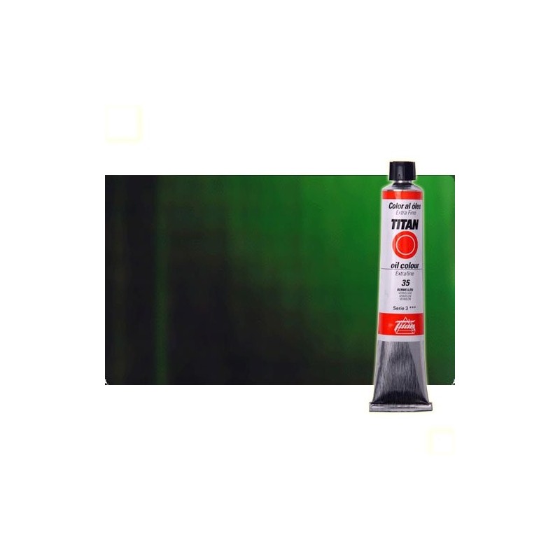 Material Bellas Artes - Pintura - Óleo Titan extra fino color verde vejiga (60 ml) | totenart.com