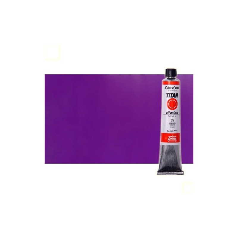 Material Bellas Artes - Pintura - Óleo Titan extra fino color violeta cobalto oscuro (60 ml) | totenart.com