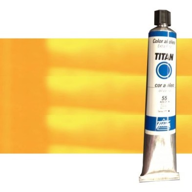 Material Bellas Artes - Pintura - Óleo Titan extra fino color amarillo real (200 ml) | totenart.com