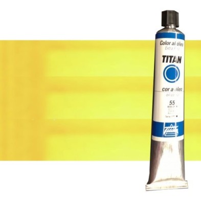 Material Bellas Artes - Pintura - Óleo Titan extra fino color amarillo Titan limón (200 ml) | totenart.com