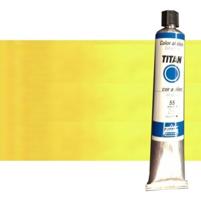Material Bellas Artes - Pintura - Óleo Titan extra fino color amarillo Titan medio (200 ml) | totenart.com