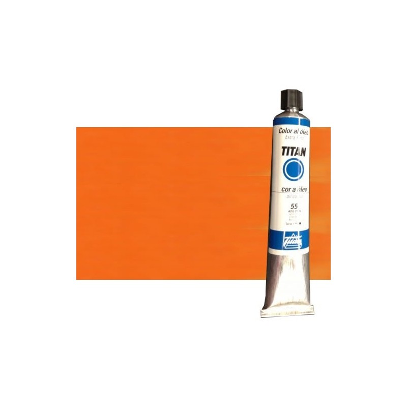 Material Bellas Artes - Pintura - Óleo Titan extra fino color amarillo Titan naranja (200 ml) | totenart.com