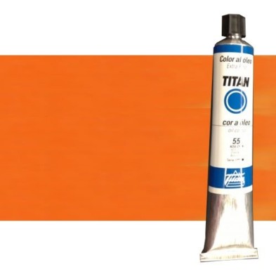 Material Bellas Artes - Pintura - Óleo Titan extra fino color amarillo Titan naranja (200 ml) | totenart.com