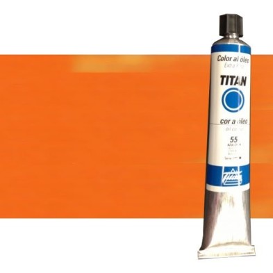 Material Bellas Artes - Pintura - Óleo Titan extra fino color amarillo Titan naranja claro (200 ml) | totenart.com