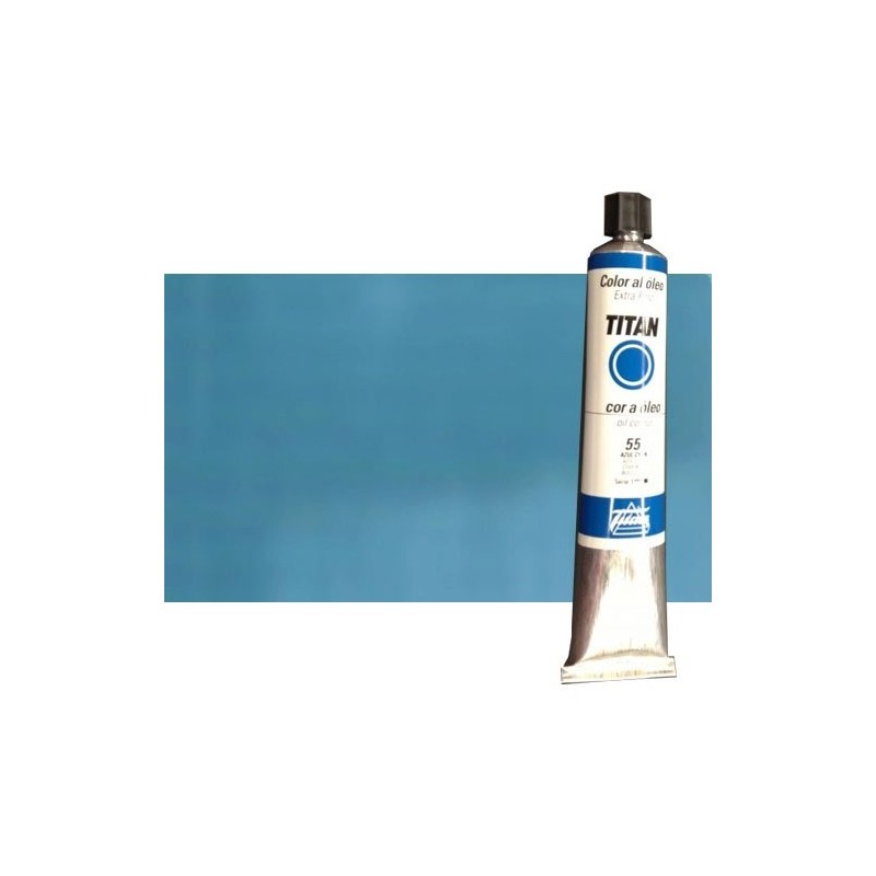 Material Bellas Artes - Pintura - Óleo Titan extra fino color azul celeste (200 ml) | totenart.com