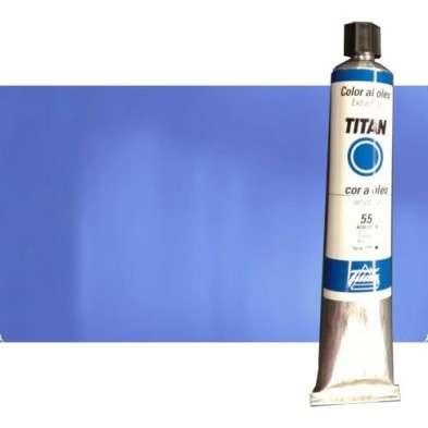 Material Bellas Artes - Pintura - Óleo Titan extra fino color azul cian (200 ml) | totenart.com