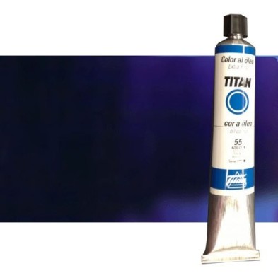 Material Bellas Artes - Pintura - Óleo Titan extra fino color azul Titan (200 ml) | totenart.com