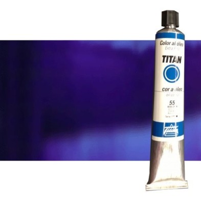 Material Bellas Artes - Pintura - Óleo Titan extra fino color azul ultramar oscuro (200 ml) | totenart.com