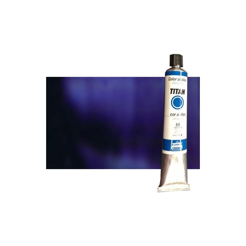 Material Bellas Artes - Pintura - Óleo Titan extra fino color azul índigo (200 ml) | totenart.com