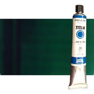 Material Bellas Artes - Pintura - Óleo Titan extra fino color azul ultramar verdoso (200 ml) | totenart.com