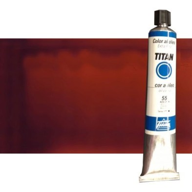 Material Bellas Artes - Pintura - Óleo Titan extra fino color carmín garanza sólido oscuro (200 ml) | totenart.com