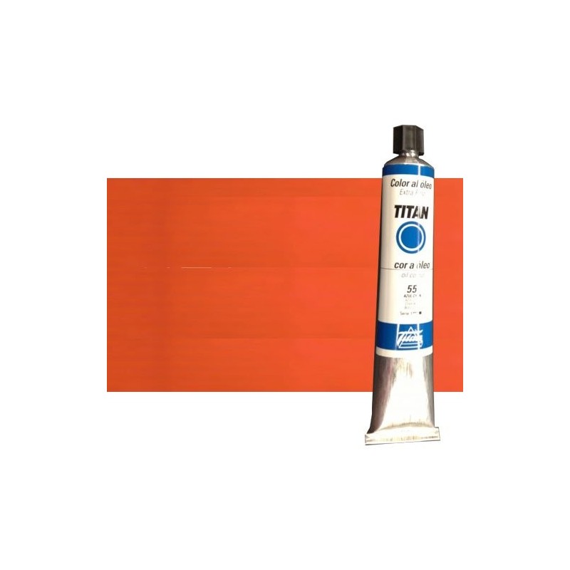 Material Bellas Artes - Pintura - Óleo Titan extra fino color rojo Titan escarlata (200 ml) | totenart.com