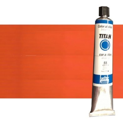 Material Bellas Artes - Pintura - Óleo Titan extra fino color rojo Titan escarlata (200 ml) | totenart.com