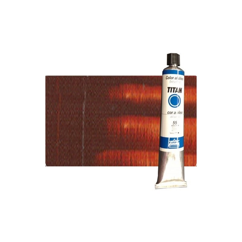 Material Bellas Artes - Pintura - Óleo Titan extra fino color tierra siena tostada (200 ml) | totenart.com