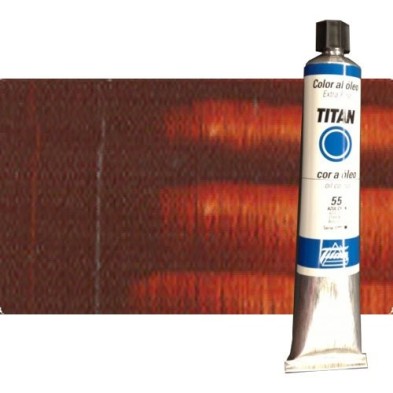 Material Bellas Artes - Pintura - Óleo Titan extra fino color tierra siena tostada (200 ml) | totenart.com