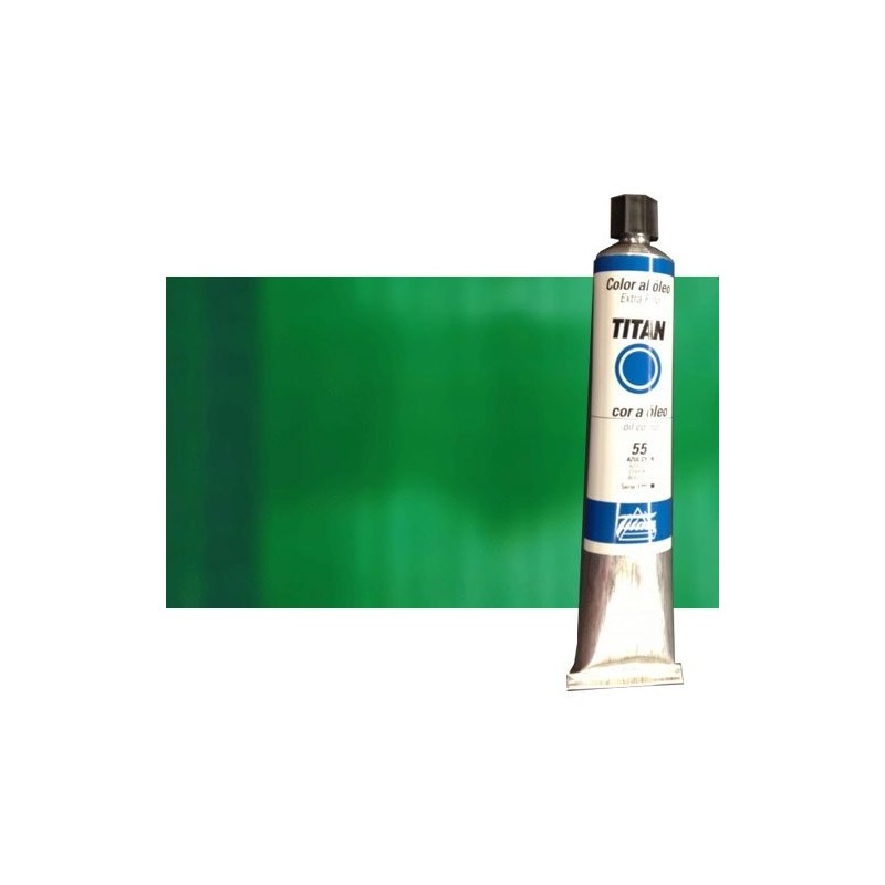 Material Bellas Artes - Pintura - Óleo Titan extra fino color verde azulado (200 ml) | totenart.com