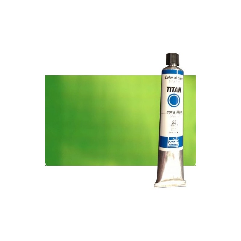 Material Bellas Artes - Pintura - Óleo Titan extra fino color verde cinabrio (200 ml) | totenart.com