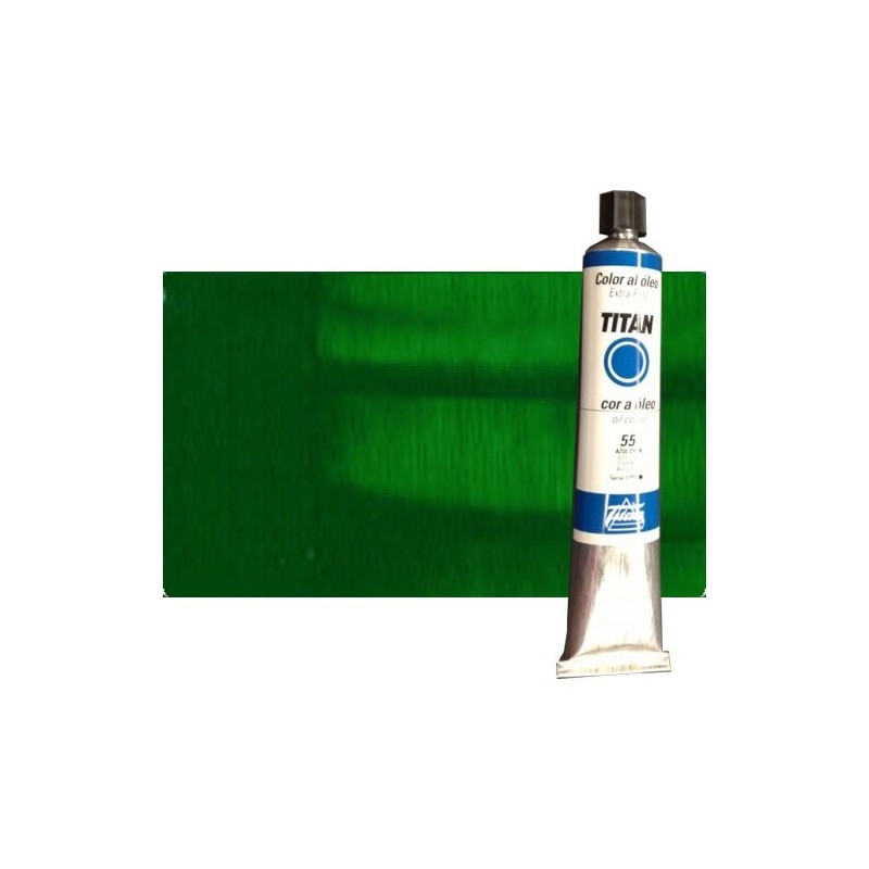 Material Bellas Artes - Pintura - Óleo Titan extra fino color verde cinabrio oscuro (200 ml) | totenart.com