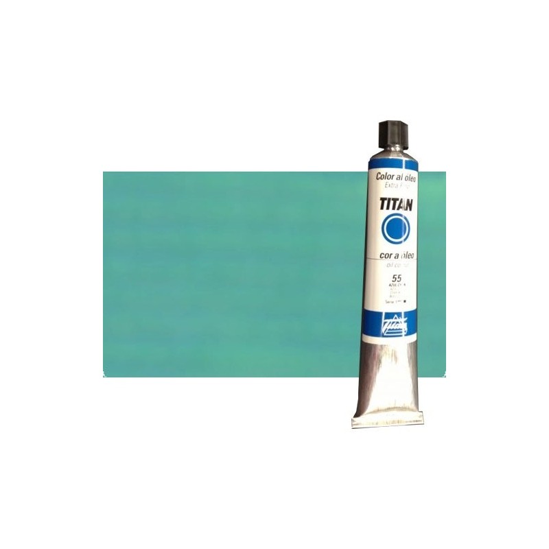 Material Bellas Artes - Pintura - Óleo Titan extra fino color verde cobalto oscuro (200 ml) | totenart.com