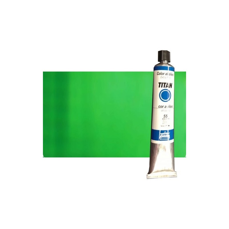 Material Bellas Artes - Pintura - Óleo Titan extra fino color verde Titan claro (200 ml) | totenart.com