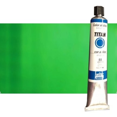 Material Bellas Artes - Pintura - Óleo Titan extra fino color verde Titan claro (200 ml) | totenart.com