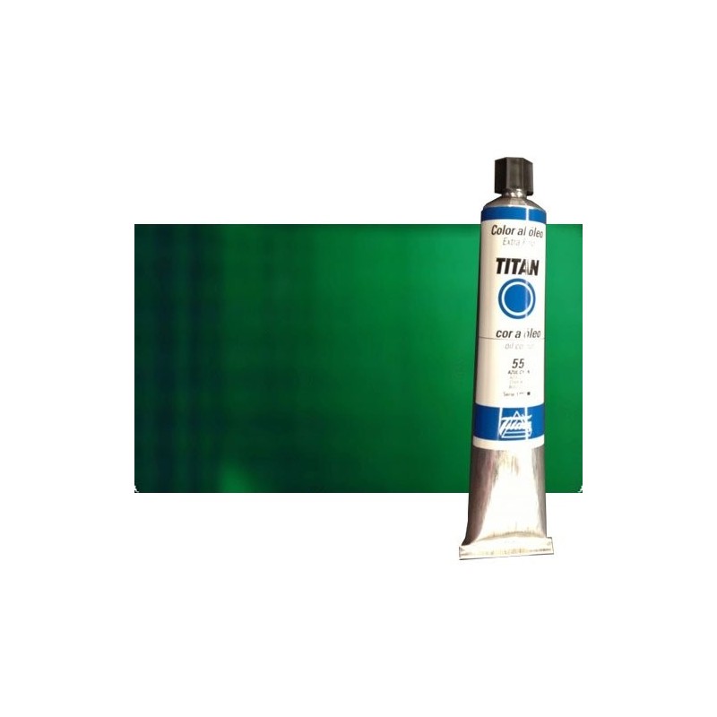 Material Bellas Artes - Pintura - Óleo Titan extra fino color verde Titan oscuro (200 ml) | totenart.com