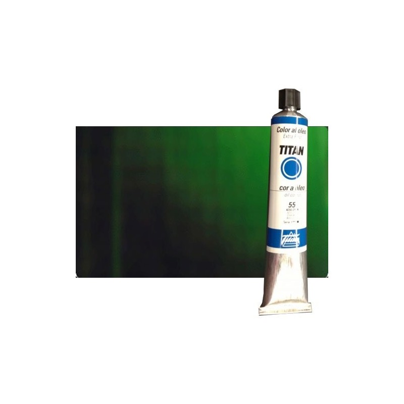 Material Bellas Artes - Pintura - Óleo Titan extra fino color verde vejiga (200 ml) | totenart.com
