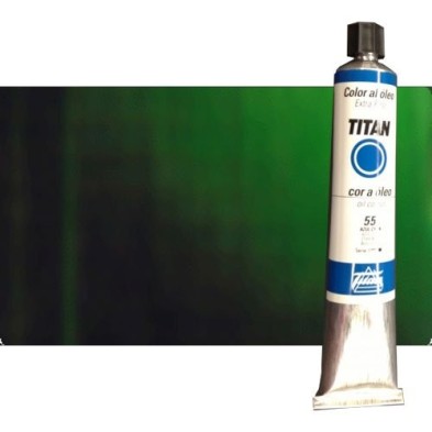 Material Bellas Artes - Pintura - Óleo Titan extra fino color verde vejiga (200 ml) | totenart.com