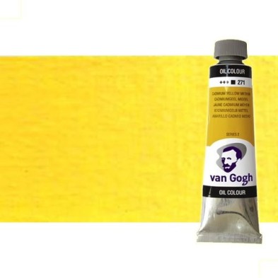 Material Bellas Artes - Pintura - Óleo Van Gogh color amarillo azo medio (60 ml) | totenart.com