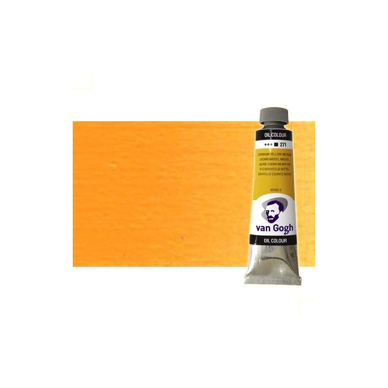 Material Bellas Artes - Pintura - Óleo Van Gogh color amarillo azo oscuro (60 ml) | totenart.com