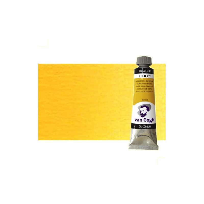Material Bellas Artes - Pintura - Óleo Van Gogh color amarillo cadmio medio (60 ml) | totenart.com
