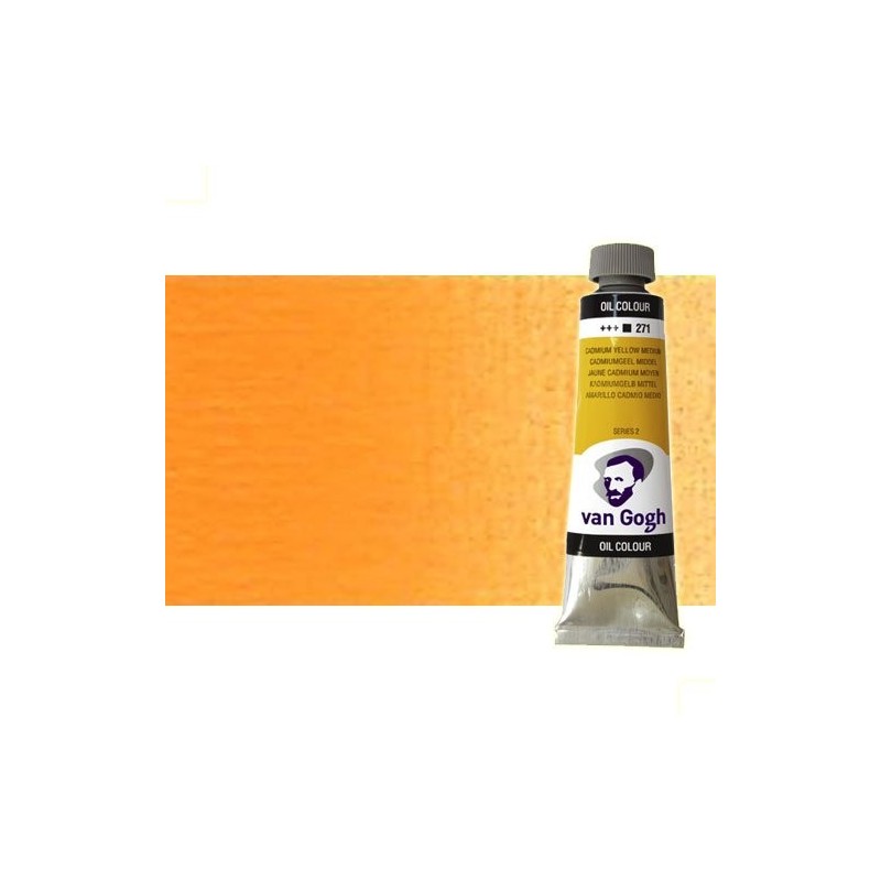 Material Bellas Artes - Pintura - Óleo Van Gogh color amarillo cadmio oscuro (60 ml) | totenart.com