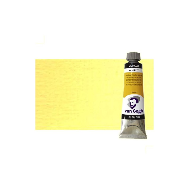 Material Bellas Artes - Pintura - Óleo Van Gogh color amarillo Nápoles oscuro (60 ml) | totenart.com