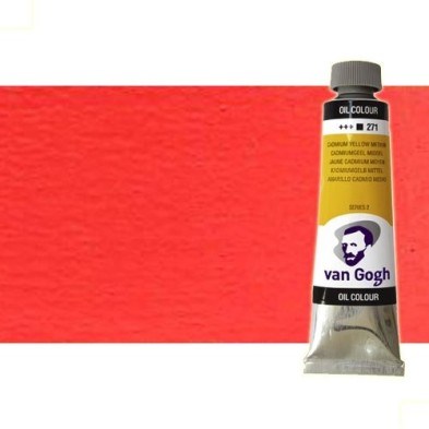Material Bellas Artes - Pintura - Óleo Van Gogh color rojo cadmio claro (60 ml) | totenart.com